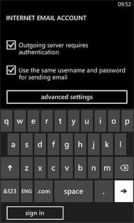 Press Outgoing server requires authentication to turn off SMTP authentication.
