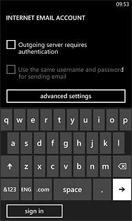 When the box next to the menu item is empty, SMTP authentication is turned off.