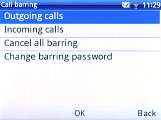 Highlight Outgoing calls or Incoming calls and press the Navigation key.