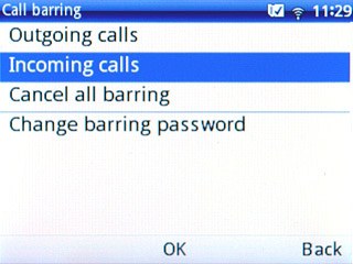 If you select Incoming calls: