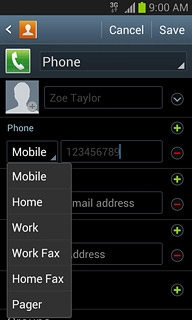 Press the required number type.