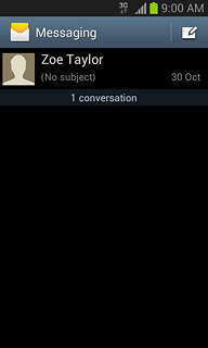 Press the required sender.