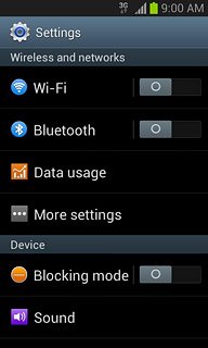 Press Bluetooth.