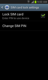 Press Change SIM PIN.