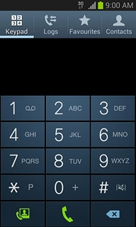 Press the Keypad tab.Key in #31# followed by the number you want to call.