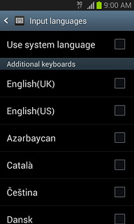 Press the required language to add it.