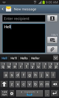 Press arrow down to see more words.