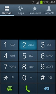 Press and hold the required speed dialling key until the number is called.