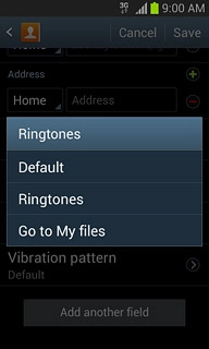If you select Go to My files:Go to the required folder.