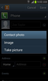 To use a saved picture:Press Image.