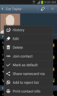 Press Join contact.