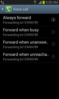 Forward when busy