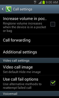 Press Additional settings.