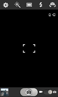 If the camera is turned on:Drag the indicator to the video recorder icon.