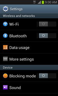 Press More settings.