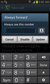 Press Disable.Repeat until all diverts have been cancelled.
