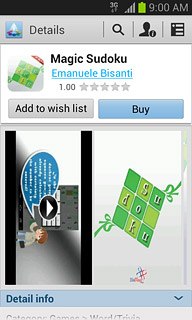 To buy an app:Press Buy.