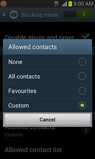 Press one of the following options:None