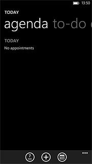 Go to the required date.Press + to create a new appointment.