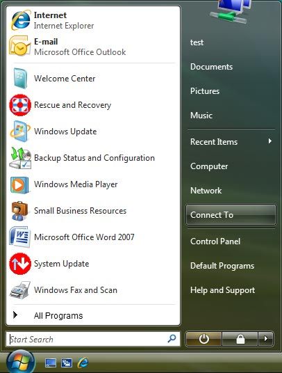 Click Connect To.