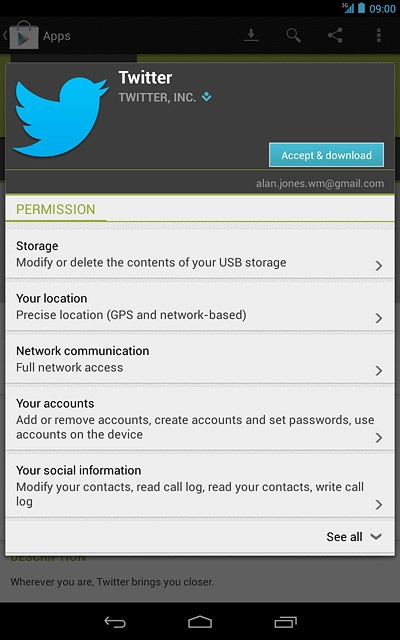 Press Accept & download.Wait while the application is downloaded and installed.