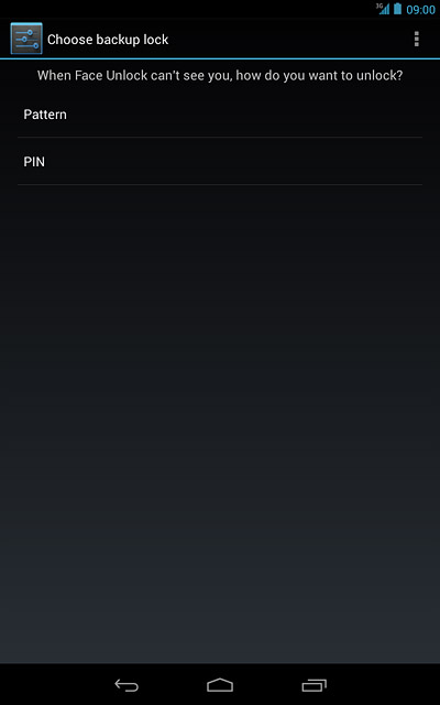 If you select PIN: