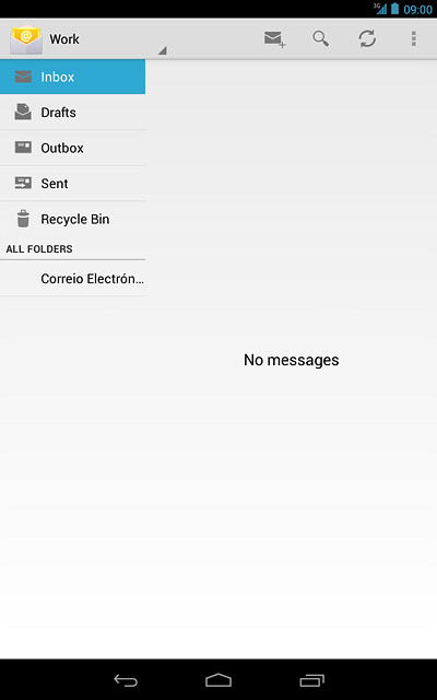 Press the home icon to return to standby mode.