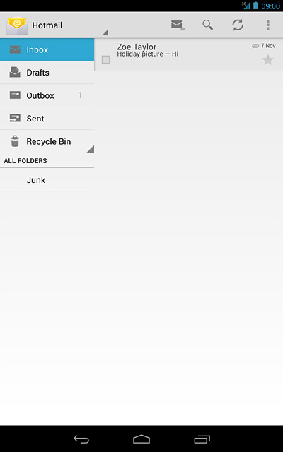 Press the home icon to return to standby mode.