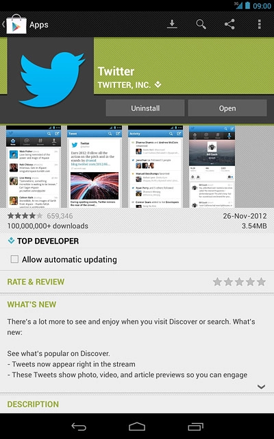 Press the home icon to return to standby mode.