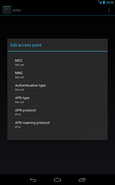 Press the return icon.