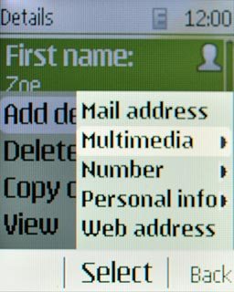 Scroll to Multimedia and press the Navigation key.