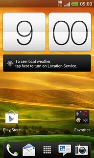 The 3G icon shows that 3G is available. If 3G isn't available, a different network mode is automatically selected.Further information: Select network mode