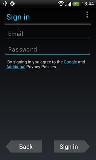 Press Sign in.