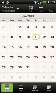 Press one of the following options:Month