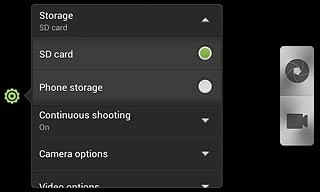 Press SD card or Phone storage.