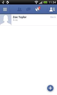 Press +.Key in the first letters of the required contact.Matching contacts are displayed.