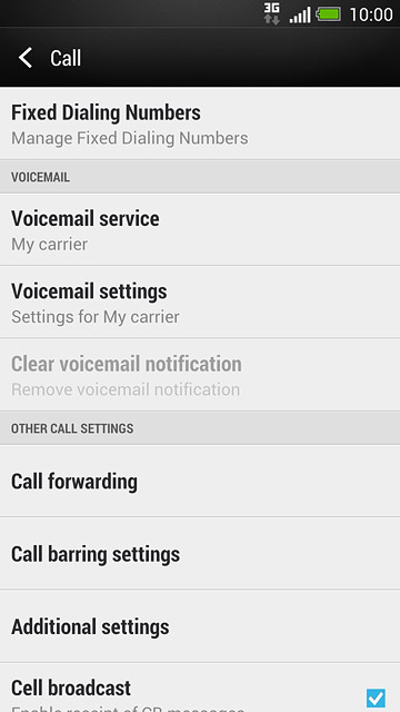 Press Additional settings.