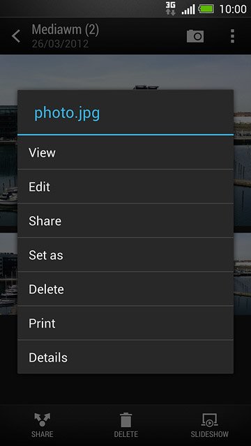 Press Share.