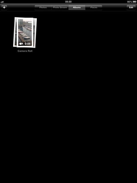 Press Albums.Go to the required folder.