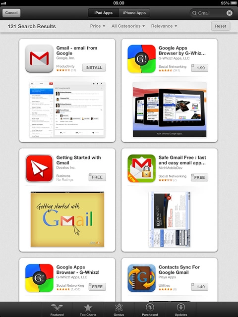 Press Gmail.