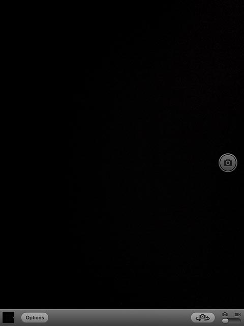 To change camera:Press the camera switch icon.Depending on the current setting the front or the back camera is turned on.