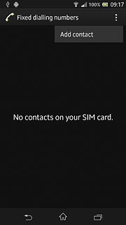 Press Add contact.Key in the required name.