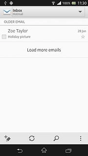 Press the new email message icon.