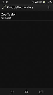 Press the home icon to return to standby mode.