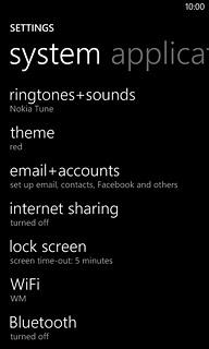 Press Bluetooth.