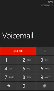 Press end call to end the call.