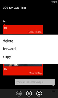 Press forward.Key in the first letters of the required contact.Matching contacts are displayed.