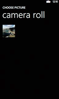To use a saved picture:Go to the required folder.Press the required picture.