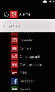 Press pin to start.
