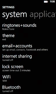 Press lock screen.